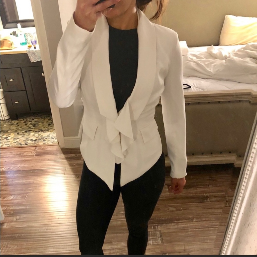 Bebe white Blazer